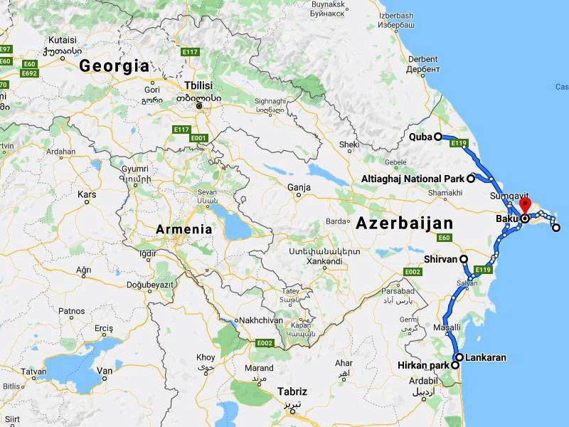 map-Uncover Azerbaijan